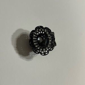 Black costume jewelry